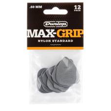 Медиаторы Dunlop 449P.60 Max-Grip Nylon Standard Player's Pack 0.60 mm (12 шт.)