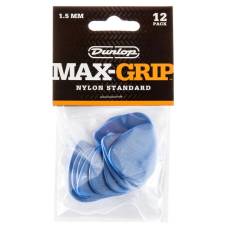 Медіатори Dunlop 449P1.5 Max-Grip Nylon Standard Player's Pack 1.5 mm (12 шт.)