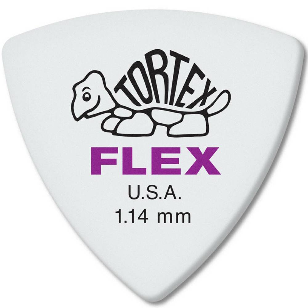 Медіатор Dunlop 456R Tortex Flex Triangle Pick 1.14 mm (1 шт.)
