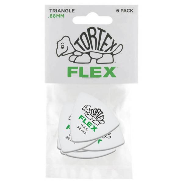 Медіатори Dunlop 456P.88 Tortex Flex Triangle Player's Pack 0.88 mm (6 шт.)