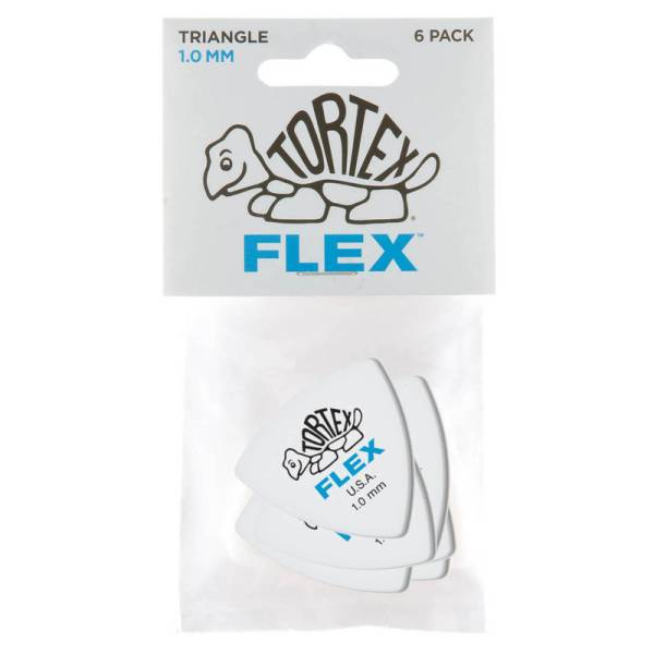 Медиаторы Dunlop 456P1.0 Tortex Flex Triangle Player's Pack 1.0 mm (6 шт.)