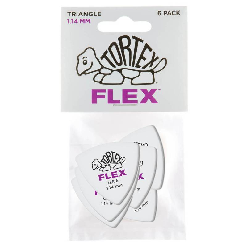 Медіатори Dunlop 456P1.14 Tortex Flex Triangle Player's Pack 1.14 mm (6 шт.)