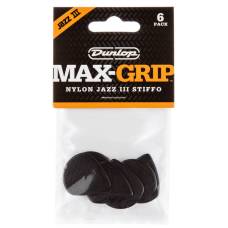 Медиаторы Dunlop 471P3S Nylon Jazz III Stiffo Max Grip 3S Player's Pack (6 шт.)