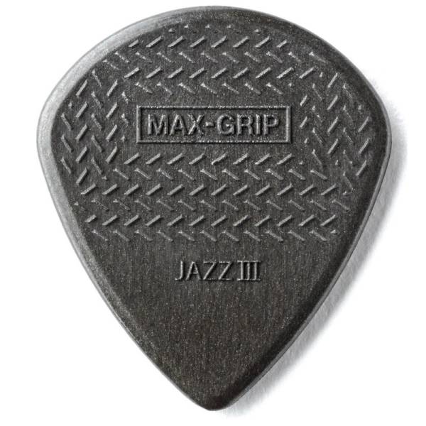 Медіатор Dunlop 471R3C Max-Grip Jazz III Carbon Fiber Guitar Pick  (1 шт.)