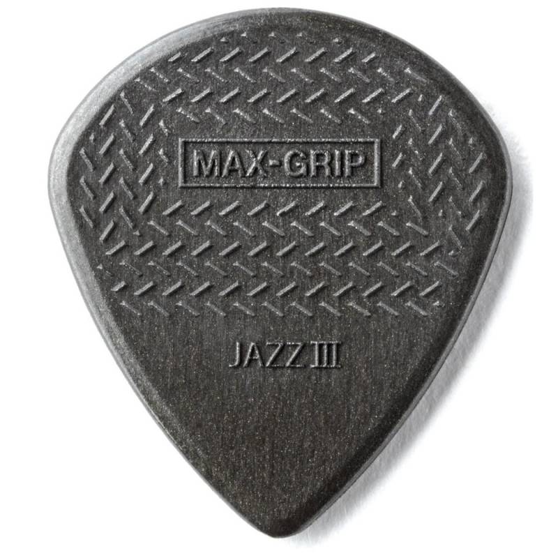 Медиатор Dunlop 471R3C Max-Grip Jazz III Carbon Fiber Guitar Pick  (1 шт.)