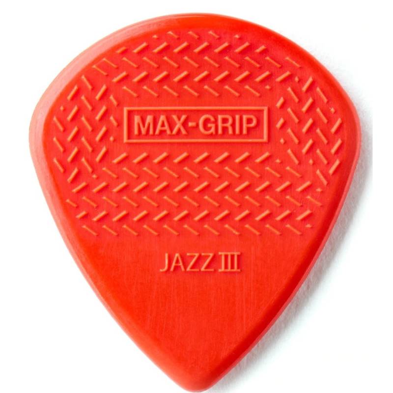Медіатор Dunlop 471R-3N  Max Grip Jazz III Guitar Pick (1 шт.)