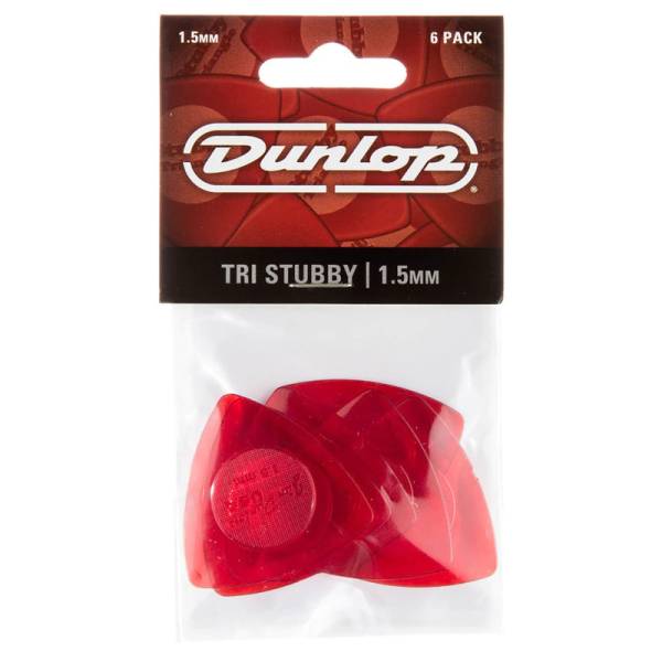 Медиаторы Dunlop 473P1.5 Tri Stubby Player's Pack 1.5 mm (6 шт.)