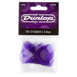 Медиаторы Dunlop 473P2.0 Tri Stubby Player's Pack 2.0 mm (6 шт.)