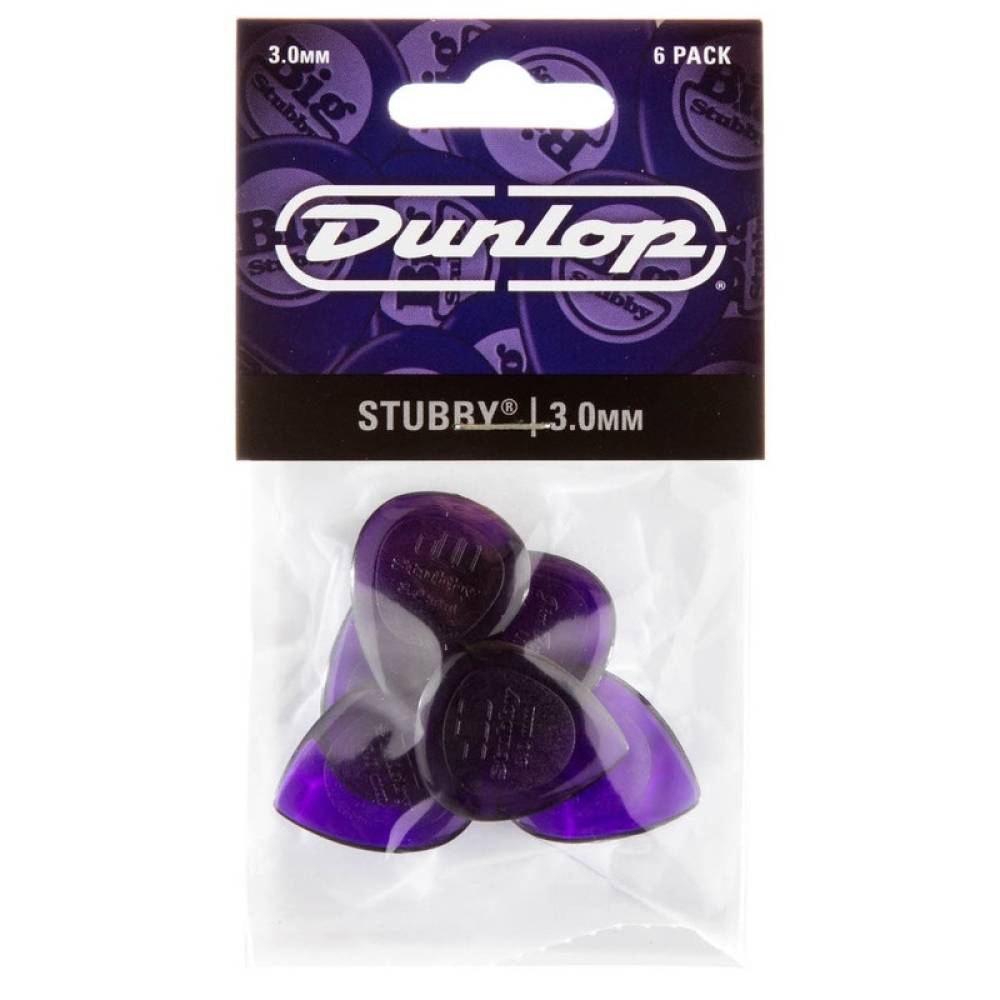 Медіатори Dunlop 474P3.0 Stubby Jazz Player's Pack 3.0 mm (6 шт.)