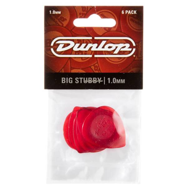 Медіатори Dunlop 475P1.0 Big Stubby Player's Pack 1.0 mm (6 шт.)