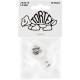 Медиаторы Dunlop 478P1.0 Tortex White Jazz III Player's Pack 1.0 mm (12 шт.)