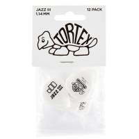 Медіатори Dunlop 478P1.14 Tortex White Jazz III Player's Pack 1.14 mm (12 шт.)