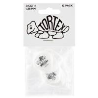 Медіатори Dunlop 478P1.35 Tortex White Jazz III Player's Pack 1.35 mm (12 шт.)