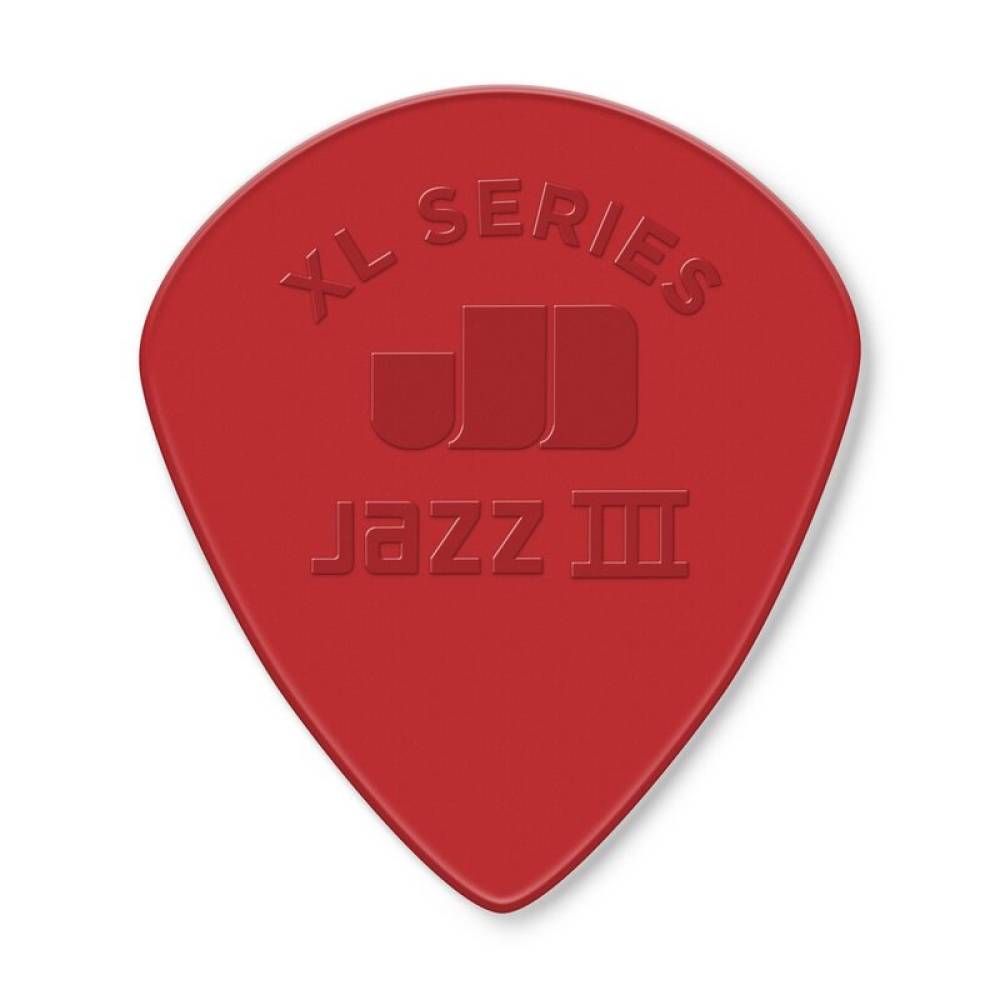 Медіатори Dunlop 47PXLN Nylon Jazz III XL Red Nylon Player's Pack (6 шт.)