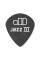Медиатор Dunlop 4820 Tortex Pitch Black Jazz III Guitar Pick 0.88 mm (1 шт.)