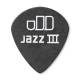 Медіатор Dunlop 4820 Tortex Pitch Black Jazz III Guitar Pick 0.88 mm (1 шт.)