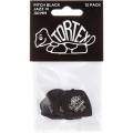 Медіатори Dunlop 482P0.50 Tortex Pitch Black Jazz III Player's Pack 0.50 mm (12 шт.)