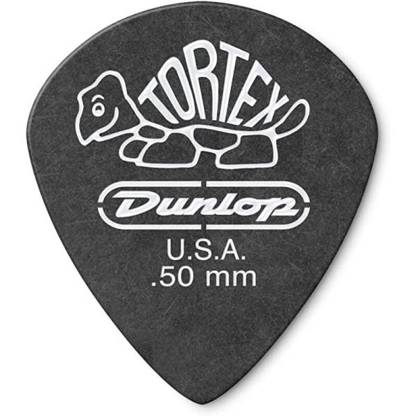 Медиаторы Dunlop 482P0.50 Tortex Pitch Black Jazz III Player's Pack 0.50 mm (12 шт.)