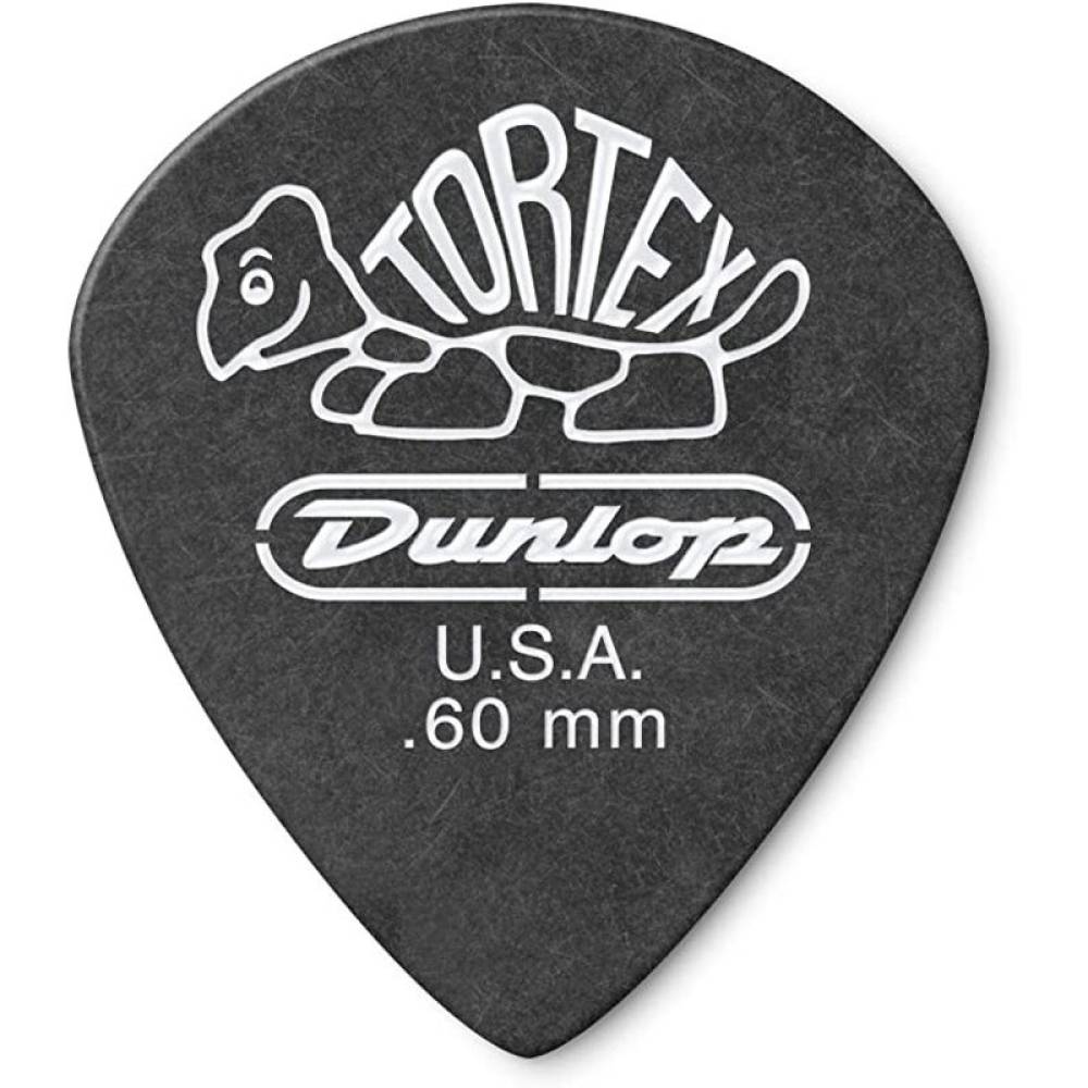 Медіатори Dunlop 482P0.60 Tortex Pitch Black Jazz III Player's Pack 0.60 mm (12 шт.)