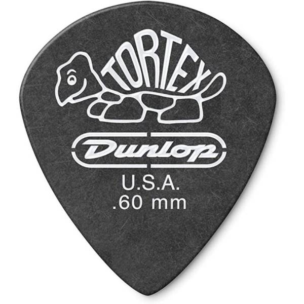 Медиаторы Dunlop 482P0.60 Tortex Pitch Black Jazz III Player's Pack 0.60 mm (12 шт.)