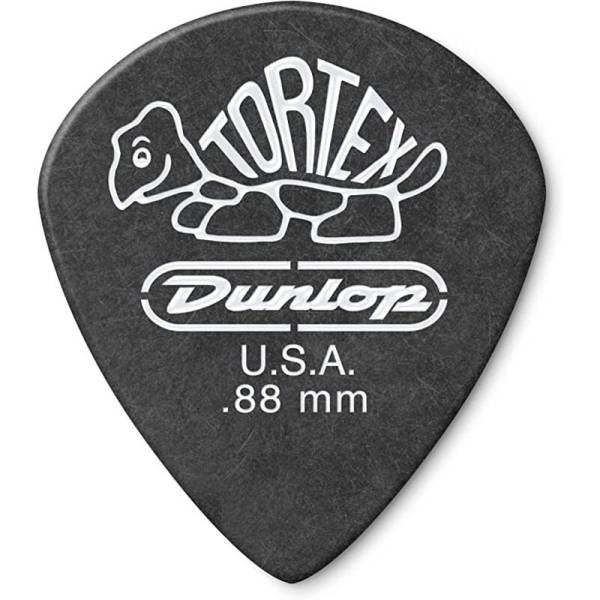 Медіатори Dunlop 482P0.88 Tortex Pitch Black Jazz III Player's Pack 0.88 mm (12 шт.)