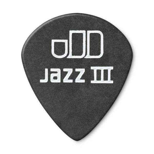 Медиаторы Dunlop 482P1.0 Tortex Pitch Black Jazz III Player's Pack 1.0 mm (12 шт.)