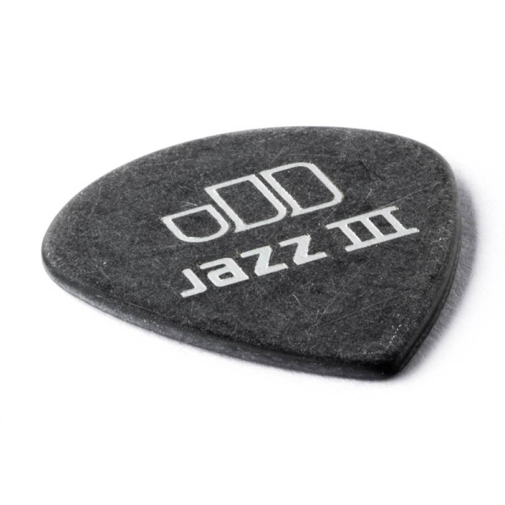 Медиаторы Dunlop 482P1.0 Tortex Pitch Black Jazz III Player's Pack 1.0 mm (12 шт.)