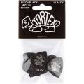 Медиаторы Dunlop 482P1.14 Tortex Pitch Black Jazz III Player's Pack 1.14 mm (12 шт.)