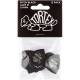 Медіатори Dunlop 482P1.14 Tortex Pitch Black Jazz III Player's Pack 1.14 mm (12 шт.)