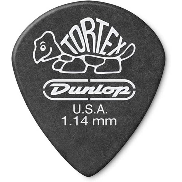 Медіатори Dunlop 482P1.14 Tortex Pitch Black Jazz III Player's Pack 1.14 mm (12 шт.)
