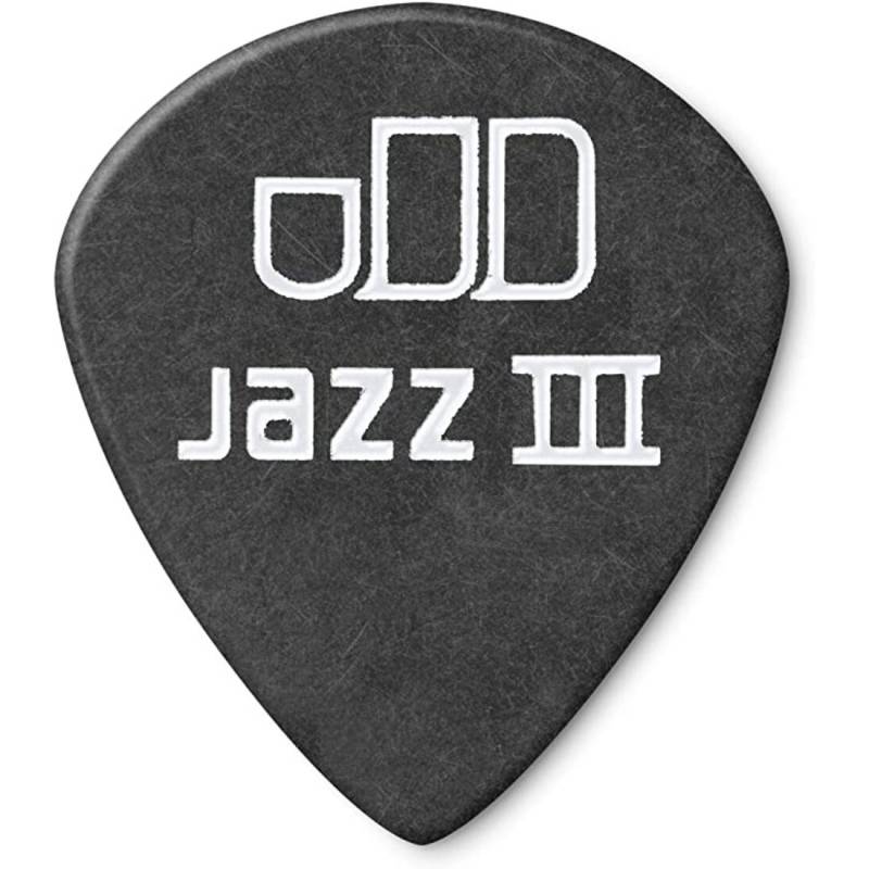 Медиаторы Dunlop 482P1.14 Tortex Pitch Black Jazz III Player's Pack 1.14 mm (12 шт.)