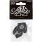 Медиаторы Dunlop 482P1.35 Tortex Pitch Black Jazz III Player's Pack 1.35 mm (12 шт.)