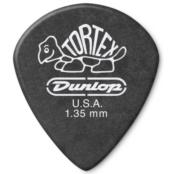 Медіатори Dunlop 482P1.35 Tortex Pitch Black Jazz III Player's Pack 1.35 mm (12 шт.)