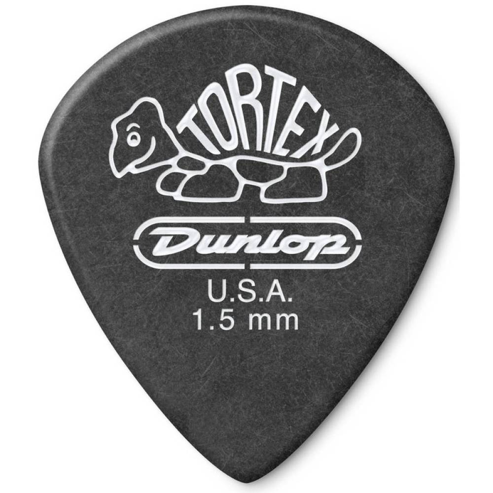 Медиаторы Dunlop 482P1.5 Tortex Pitch Black Jazz III Player's Pack 1.5 mm (12 шт.)