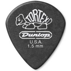 Медіатори Dunlop 482P1.5 Tortex Pitch Black Jazz III Player's Pack 1.5 mm (12 шт.)