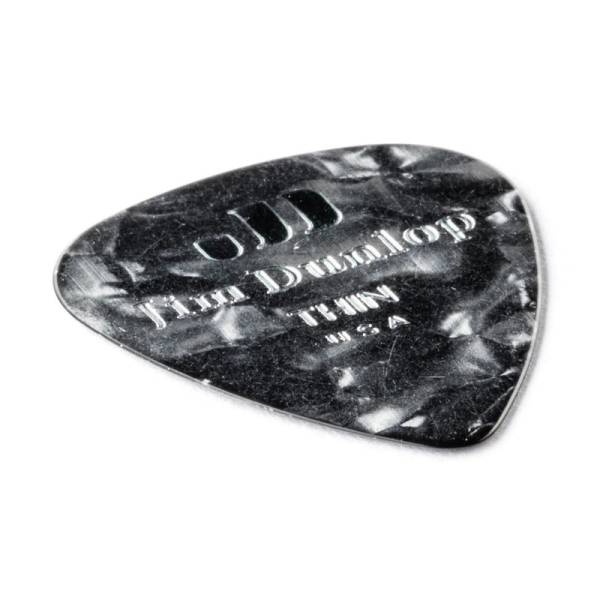 Медіатори Dunlop 483P02TH Genuine Celluloid Black Pearloid Thin Player's Pack (12 шт.)