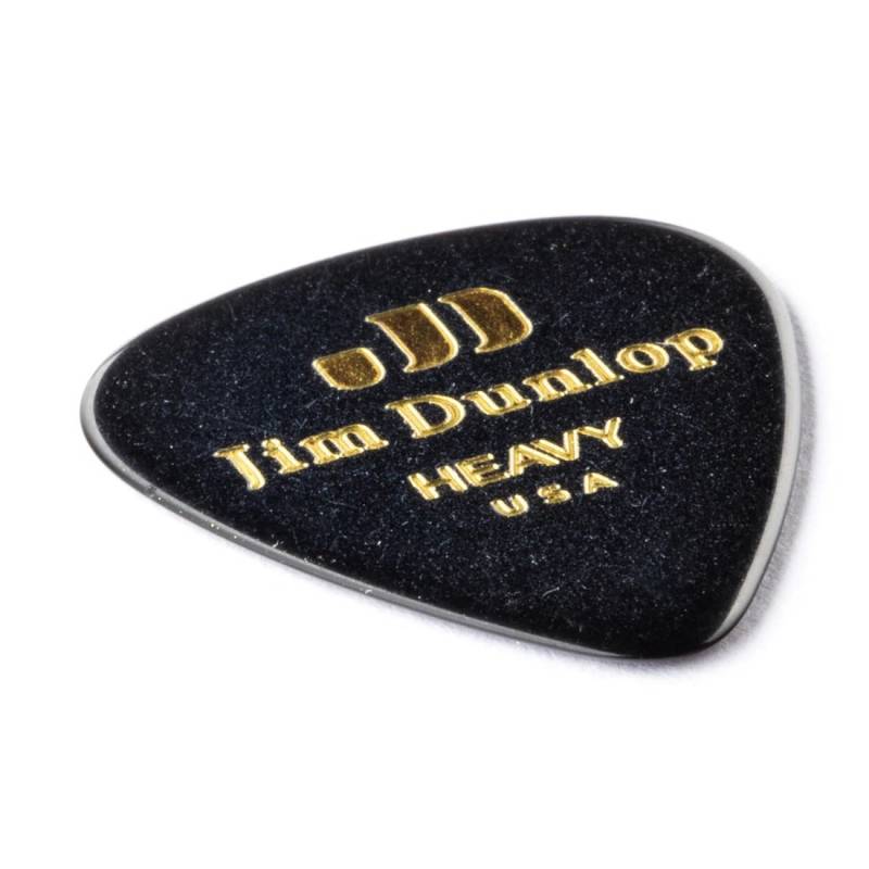 Медіатори Dunlop 483P03HV Genuine Celluloid Black Heavy Player's Pack (12 шт.)