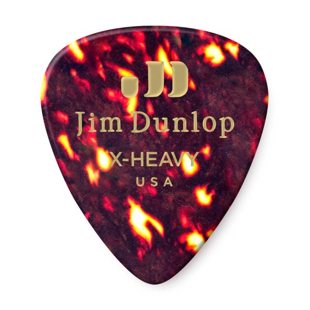 Медиаторы Dunlop 483P05XH Genuine Celluloid Classic Shell Extra Heavy Player's Pack (12 шт.)