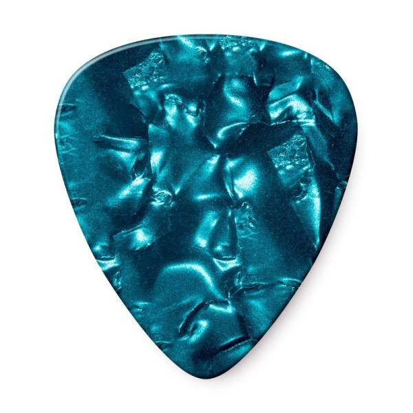 Медиаторы Dunlop 483P11MD Genuine Celluloid Turquoise Pearloid Medium Player's Pack (12 шт.)