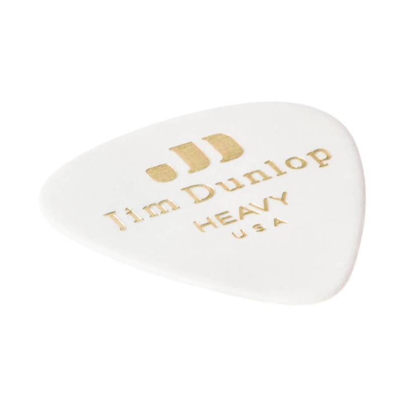 Медіатори Dunlop 483P01HV Genuine Celluloid Classic White Heavy Player's Pack (12 шт.)