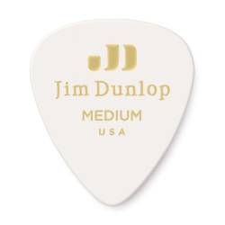 Медіатори Dunlop 483P01MD Genuine Celluloid Classic White Medium Player's Pack (12 шт.)