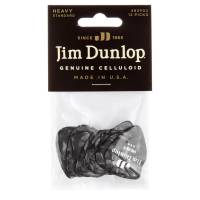 Медіатори Dunlop 483P02HV Celluloid Black Pearloid Heavy Player's Pack (12 шт.)