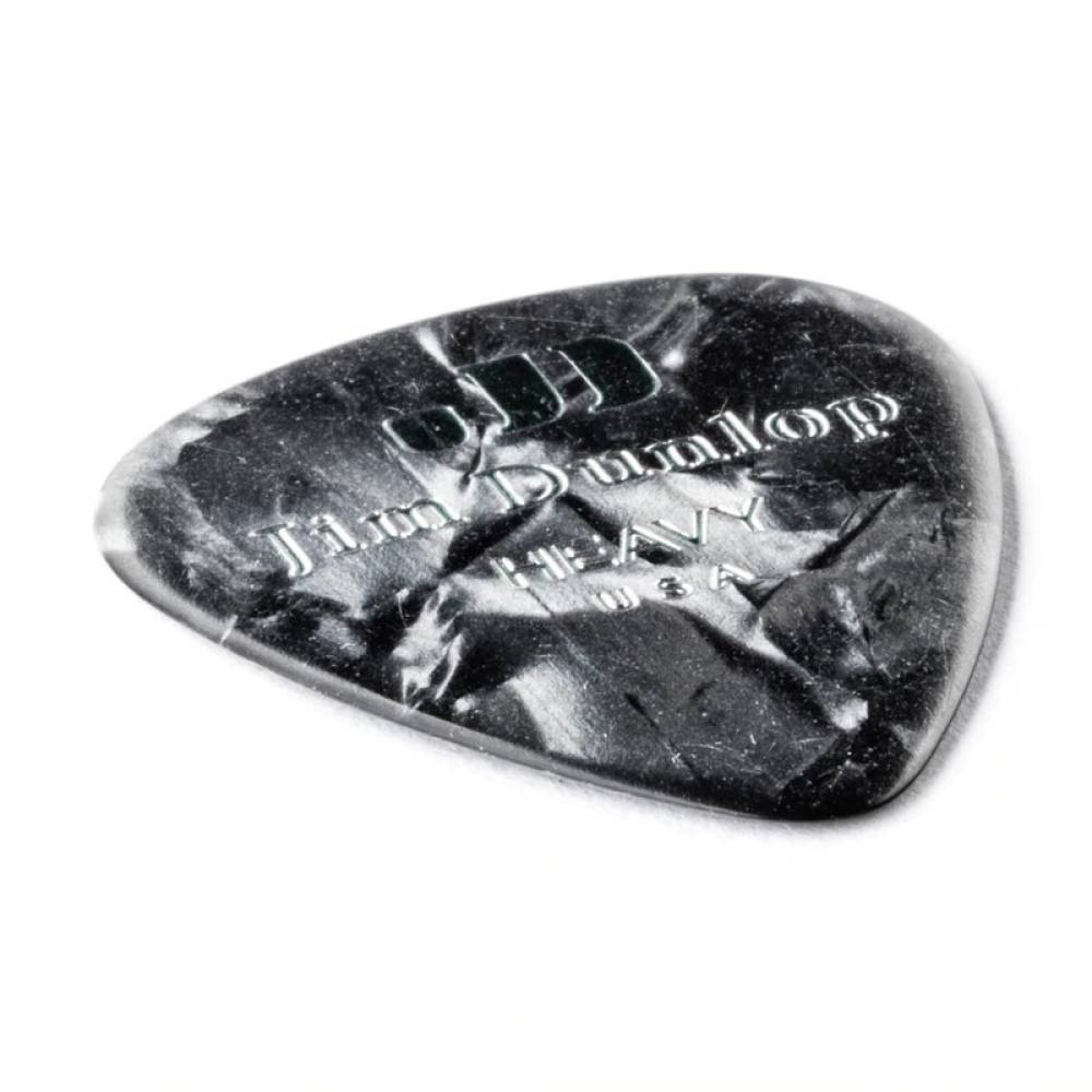 Медіатори Dunlop 483P02HV Celluloid Black Pearloid Heavy Player's Pack (12 шт.)