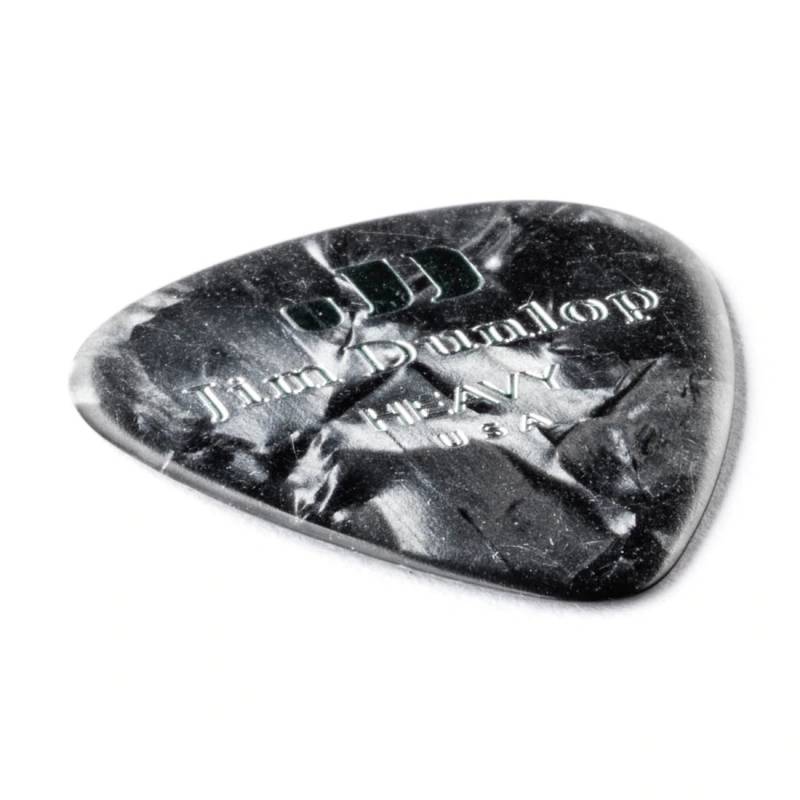 Медіатори Dunlop 483P02HV Celluloid Black Pearloid Heavy Player's Pack (12 шт.)