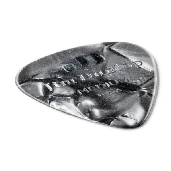 Медіатори Dunlop 483P02MD Genuine Celluloid Black Pearloid Medium Player's Pack (12 шт.)