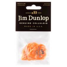 Медиаторы Dunlop 483P08MD Genuine Celluloid Orange Pearloid Medium Player's Pack (12 шт.)