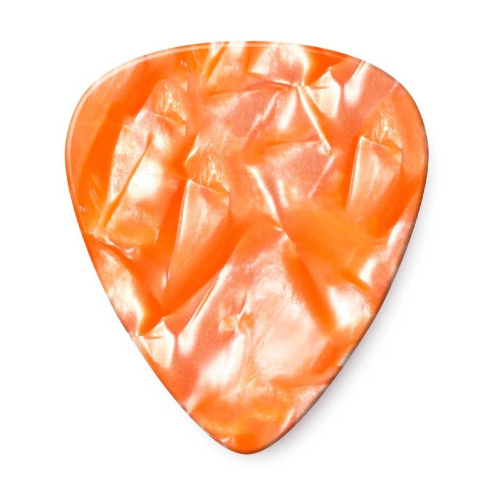 Медиаторы Dunlop 483P08MD Genuine Celluloid Orange Pearloid Medium Player's Pack (12 шт.)