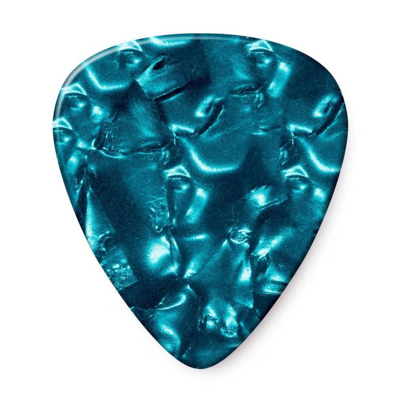 Медіатори Dunlop 483P11HV Genuine Celluloid Turquoise Pearloid Heavy Player's Pack (12 шт.)