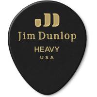 Медіатор Dunlop 485R03HV Genuine Celluloid Black Tear Drop Guitar Pick (1 шт.)