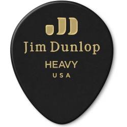 Медіатор Dunlop 485R03HV Genuine Celluloid Black Tear Drop Guitar Pick (1 шт.)
